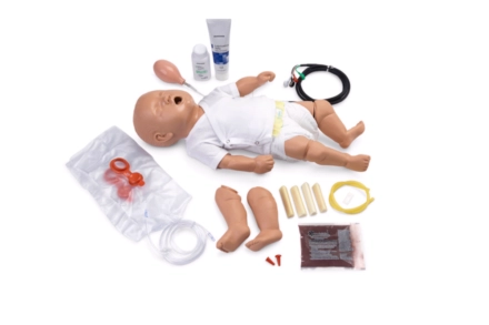 Fantom niemowlęcia PALS z symulatorem EKG