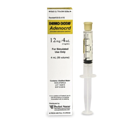 Demo Dose- Adenocard (adenozyna) 12 mg/4 ml (3 mg/ml)