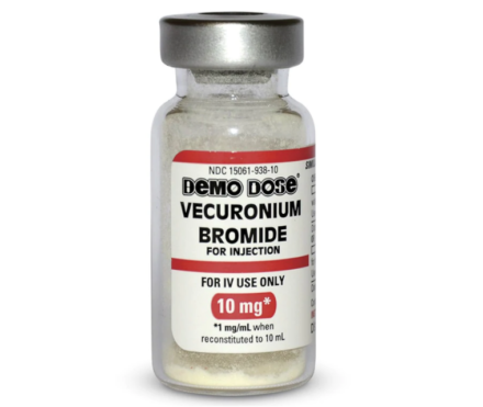 Demo Dose- Vecuronium bromide 10 ml